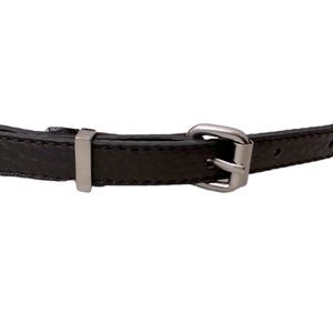 Cole Haan Dark Brown Pebbled Leather Belt Size Large